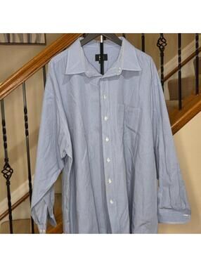 Ike Behar Men's Button Down 100% Cotton Shirt MSRP $145 20-36
